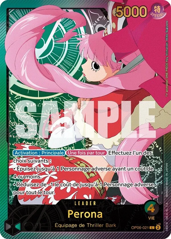 Carte One Piece française Perona OP06-021 L