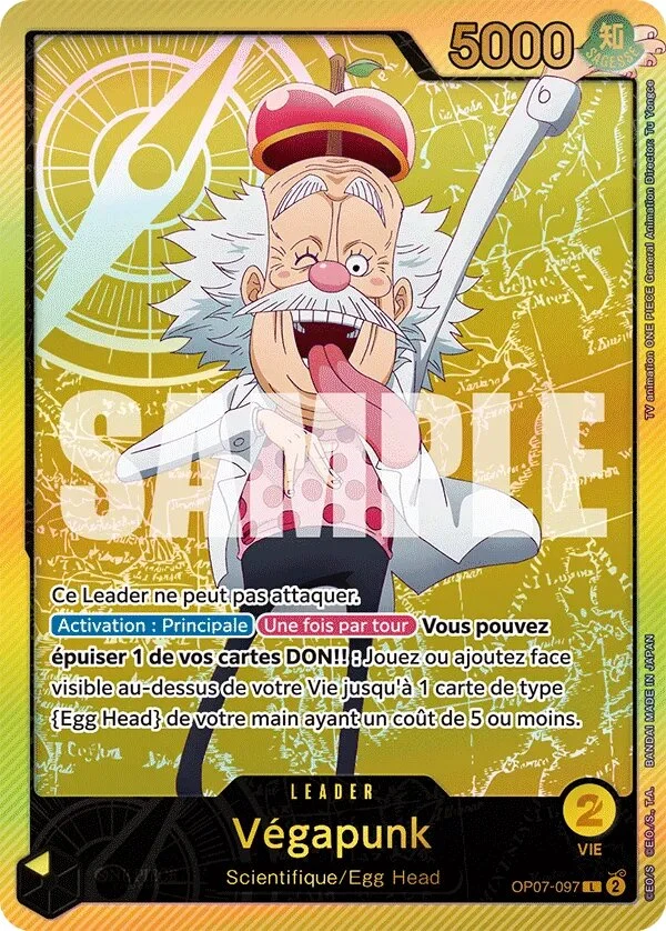 Carte One Piece française Végapunk OP07-097 L