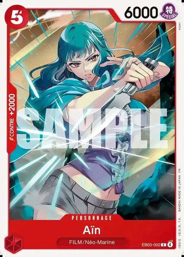 Carte One Piece française Aïn EB03-002 C