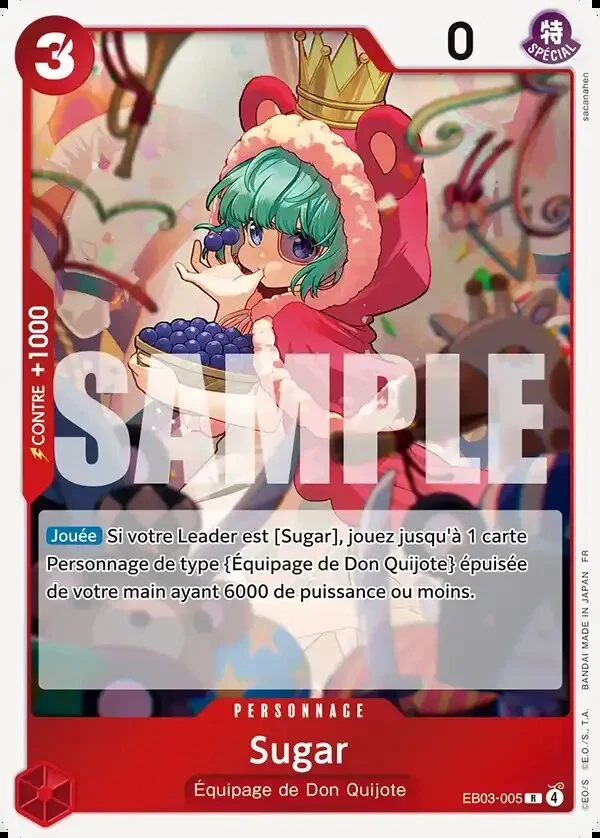 Carte One Piece française Sugar EB03-005 R
