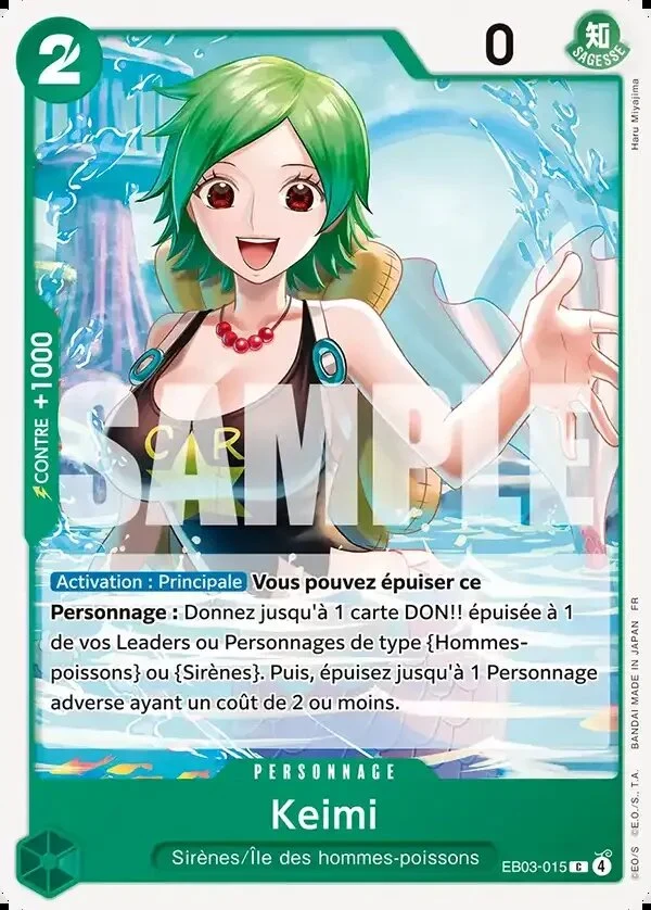 Carte One Piece française Keimi EB03-015 C