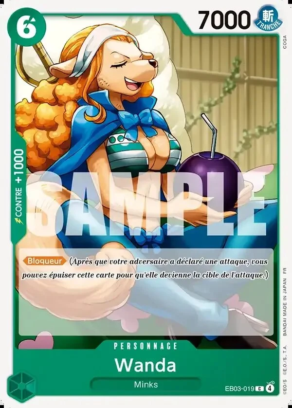 Carte One Piece française Wanda EB03-019 C
