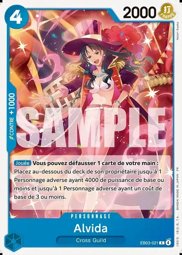 Carte One Piece française Alvida EB03-021 C