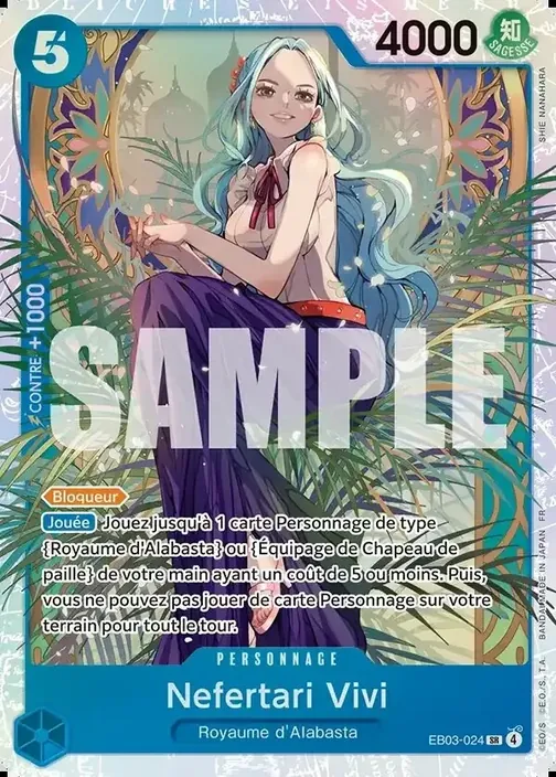 Carte One Piece française EB03-024 Nefertari Vivi