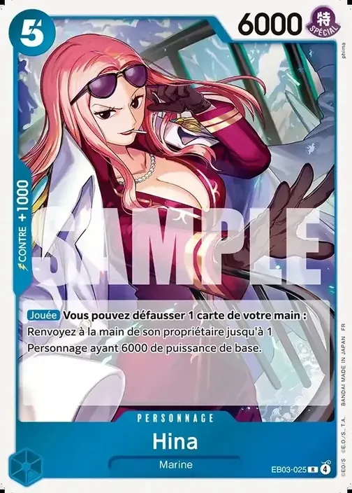Carte One Piece française EB03-025 Hina