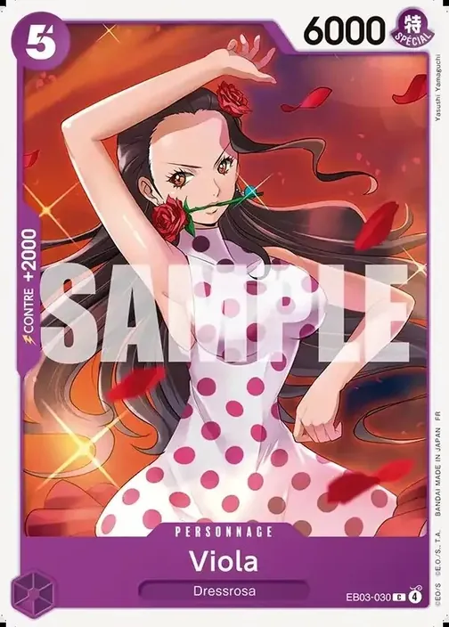 Carte One Piece française EB03-030 Viola
