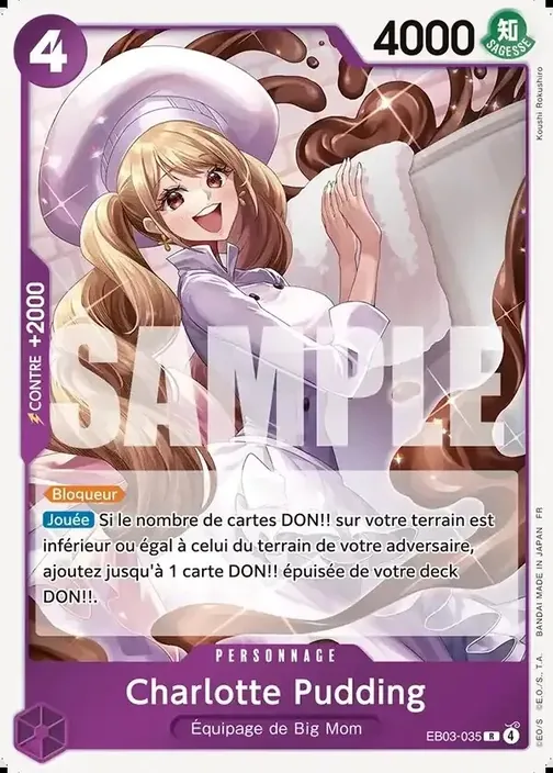 Carte One Piece française EB03-035 Charlotte Pudding