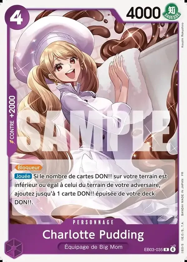 Carte One Piece française Charlotte Pudding EB03-035 R