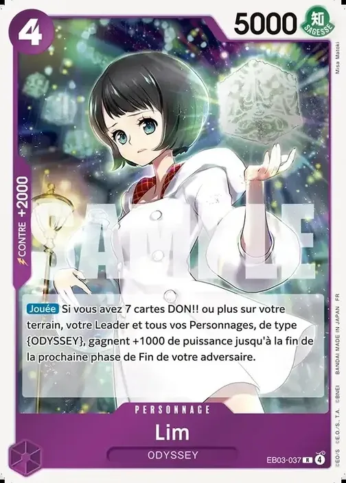 Carte One Piece française EB03-037 Lim