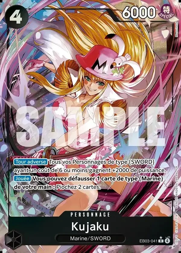Carte One Piece française Kujaku EB03-041 R