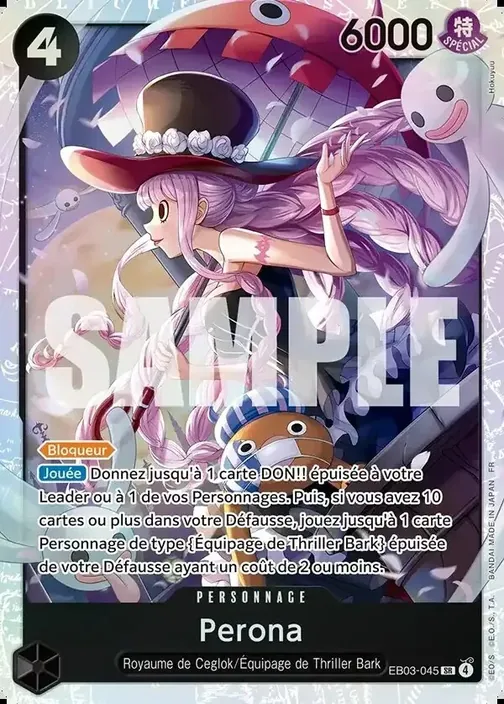 Carte One Piece française EB03-045 Perona