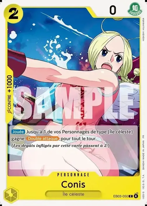 Carte One Piece française EB03-050 Conis