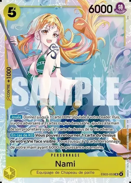 Carte One Piece française EB03-053 Nami