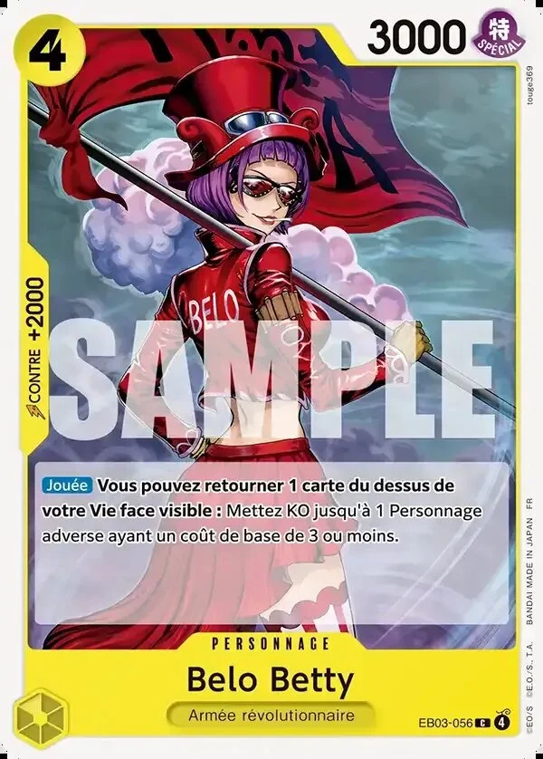 Carte One Piece française Belo Betty EB03-056 C
