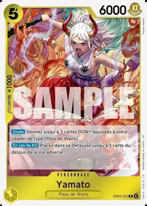 Carte One Piece française EB03-057 Yamato