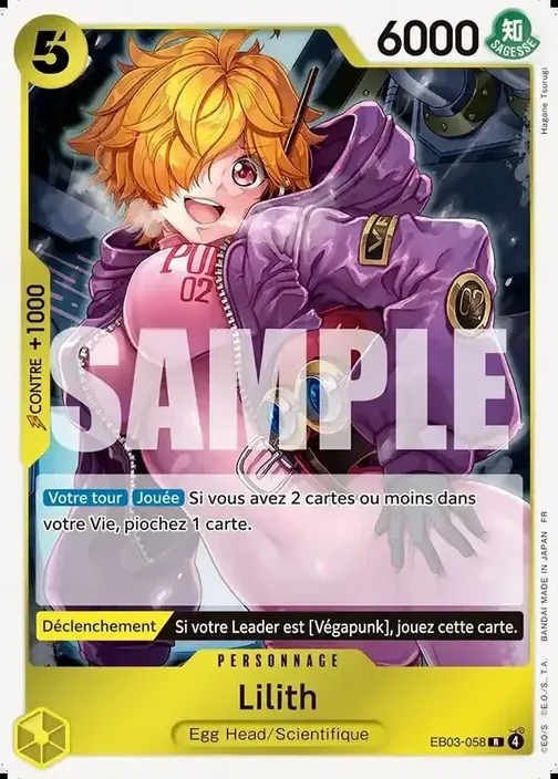 Carte One Piece française EB03-058 Lilith