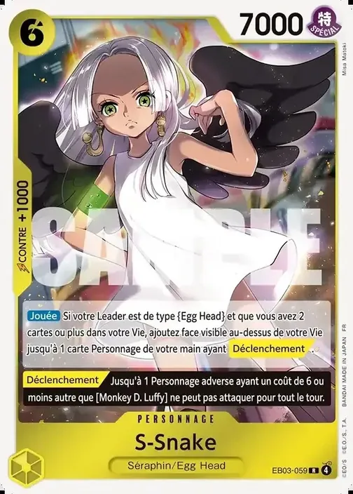 Carte One Piece française EB03-059 S-Snake