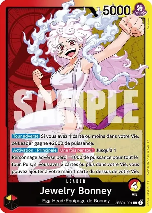 Carte One Piece française EB04-001 Jewelry Bonney