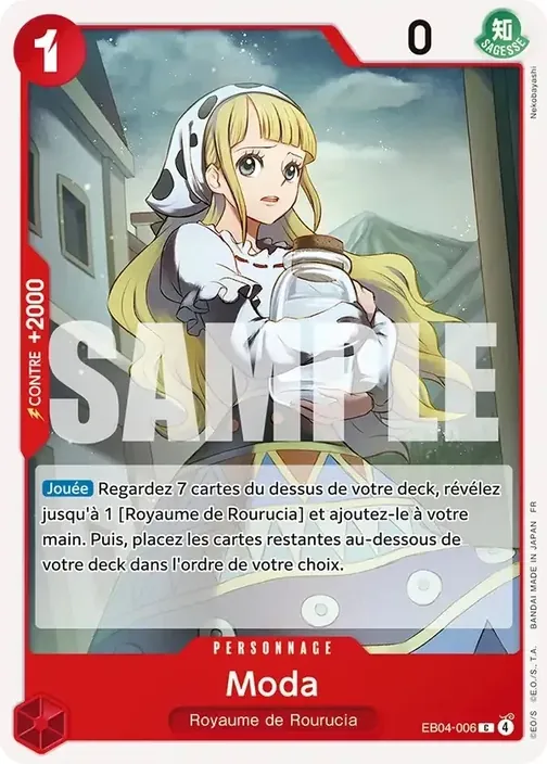 Carte One Piece française EB04-006 Moda