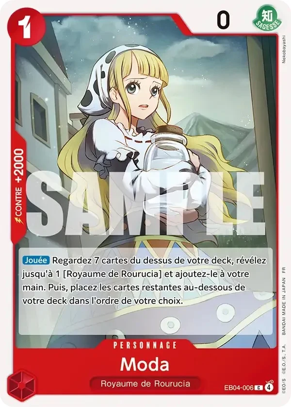 Carte One Piece française Moda EB04-006 C