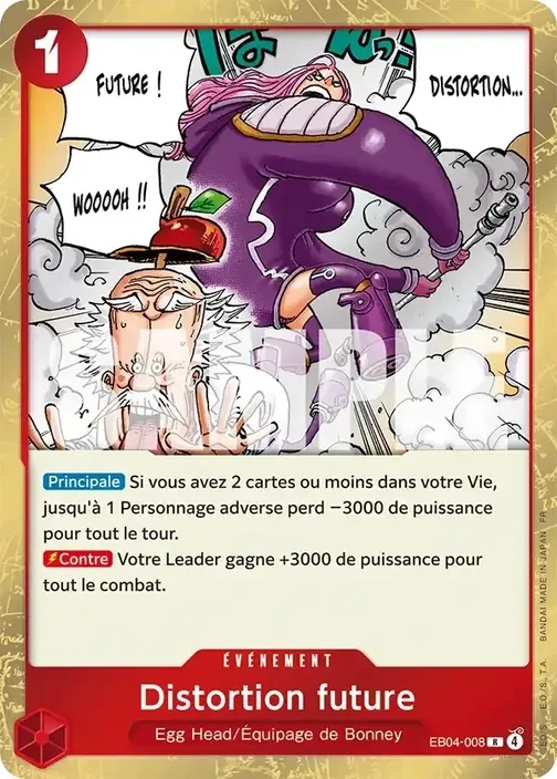 Carte One Piece française EB04-008 Distortion future