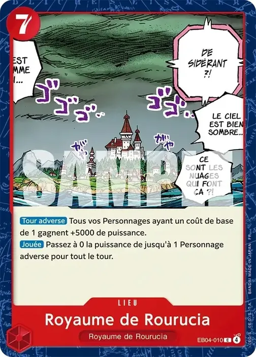 Carte One Piece française EB04-010 Royaume de Rourucia