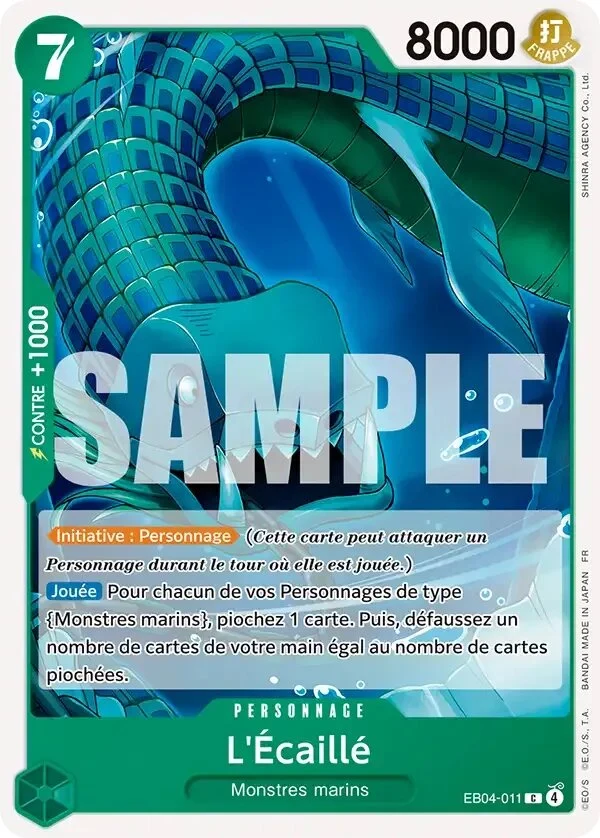Carte One Piece française Scaled Neptunian EB04-011 C