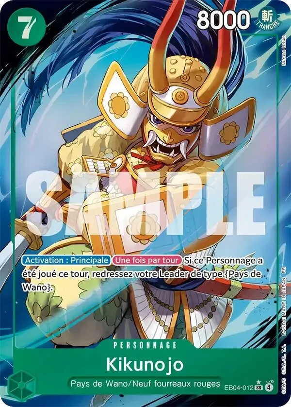 Carte One Piece française Kikunojo EB04-012 SR