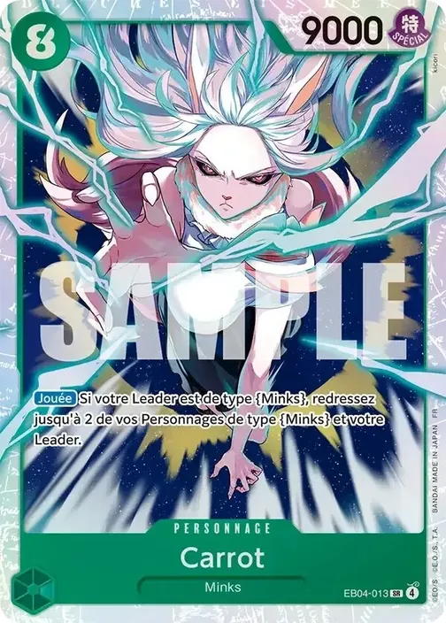 Carte One Piece française EB04-013 Carrot