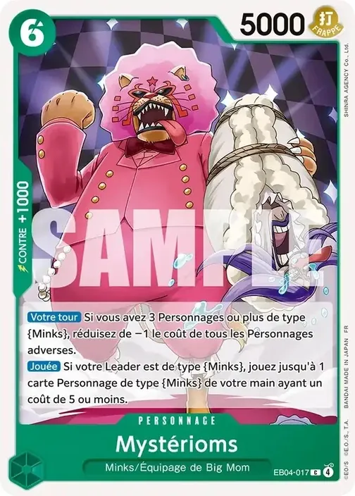Carte One Piece française EB04-017 Mystoms