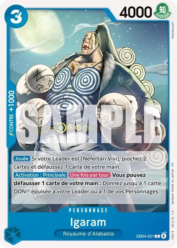 Carte One Piece française Igaram EB04-021 C