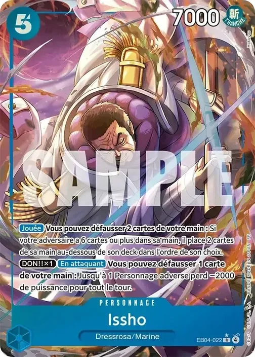 Carte One Piece française EB04-022 Issho (version 2)