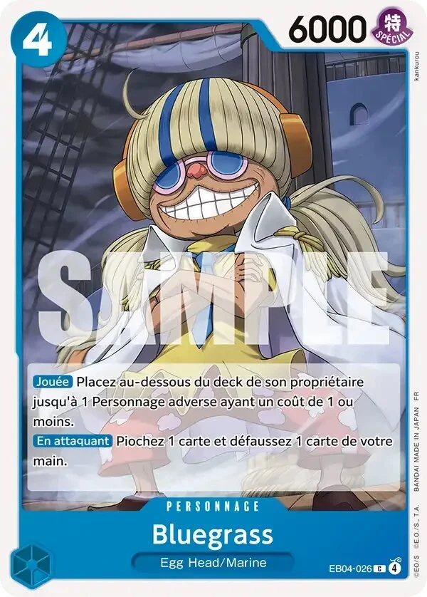 Carte One Piece française Bluegrass EB04-026 C
