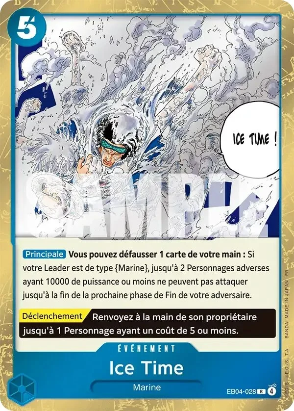 Carte One Piece française Ice Time EB04-028 R