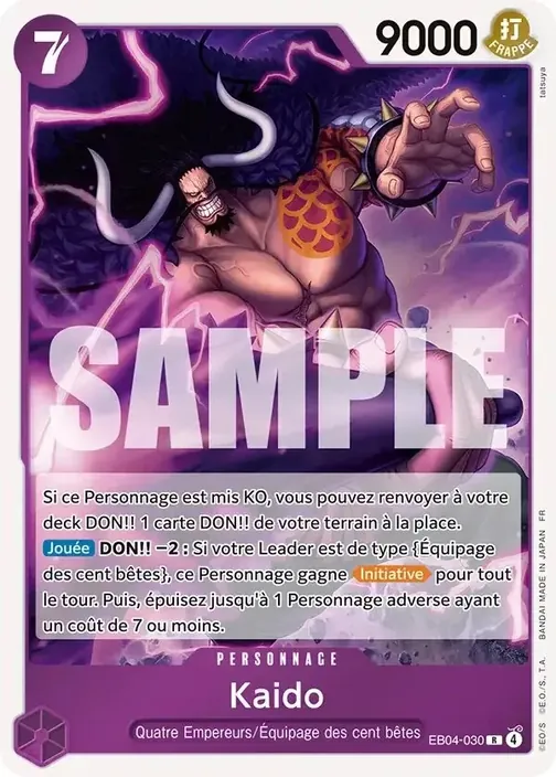 Carte One Piece française EB04-030 Kaido