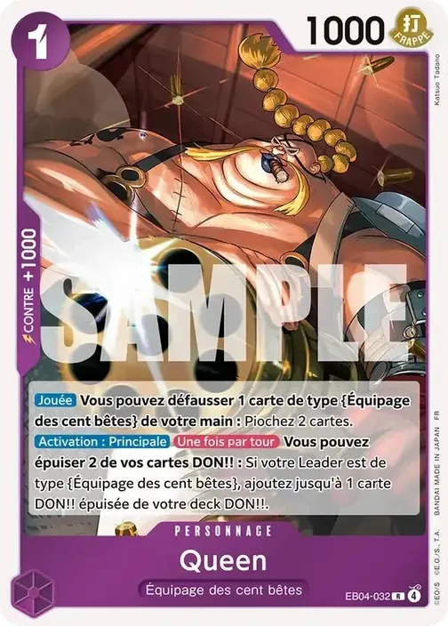 Carte One Piece française EB04-032 Queen
