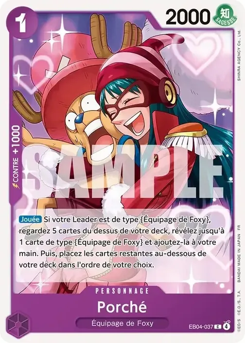 Carte One Piece française EB04-037 Porche