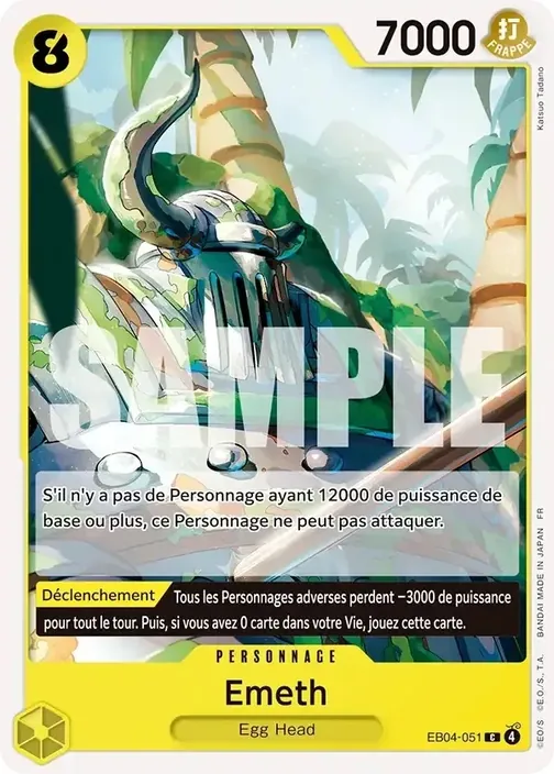 Carte One Piece française EB04-051 Emeth