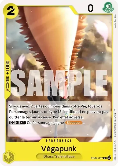 Carte One Piece française EB04-057 Végapunk
