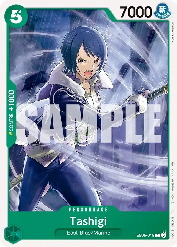 Carte One Piece française Tashigi EB05-015 C