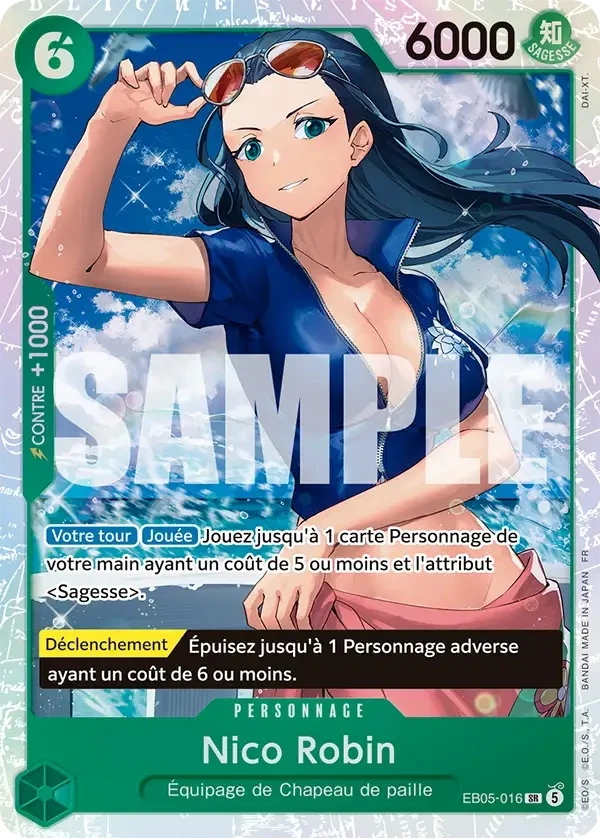 Carte One Piece française Nico Robin EB05-016 SR