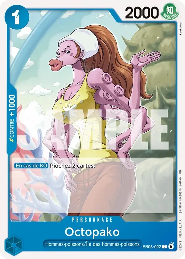 Carte One Piece française Octopako EB05-022 C