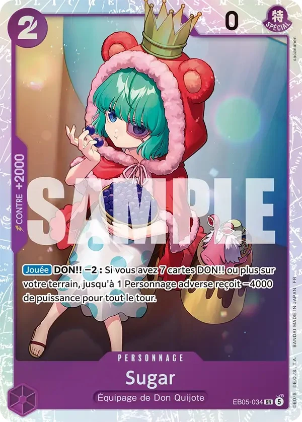 Carte One Piece française Sugar EB05-034 SR