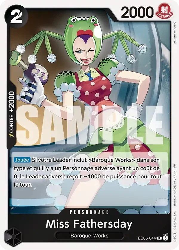 Carte One Piece française Miss Fathersday EB05-044 R