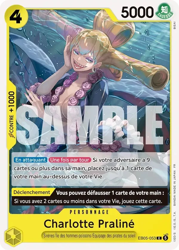 Carte One Piece française Charlotte Praliné EB05-053 C