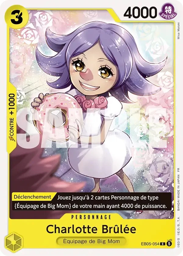 Carte One Piece française Charlotte Brûlée EB05-054 C