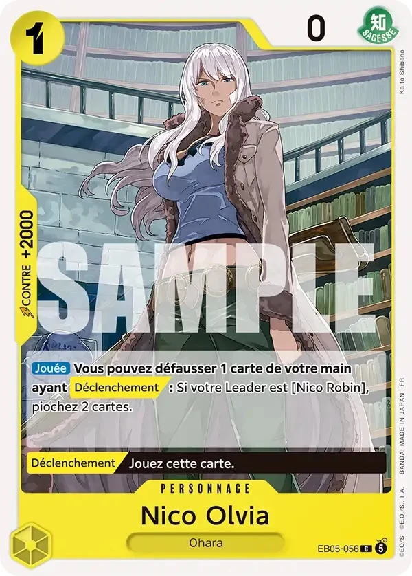 Carte One Piece française Nico Olvia EB05-056 C