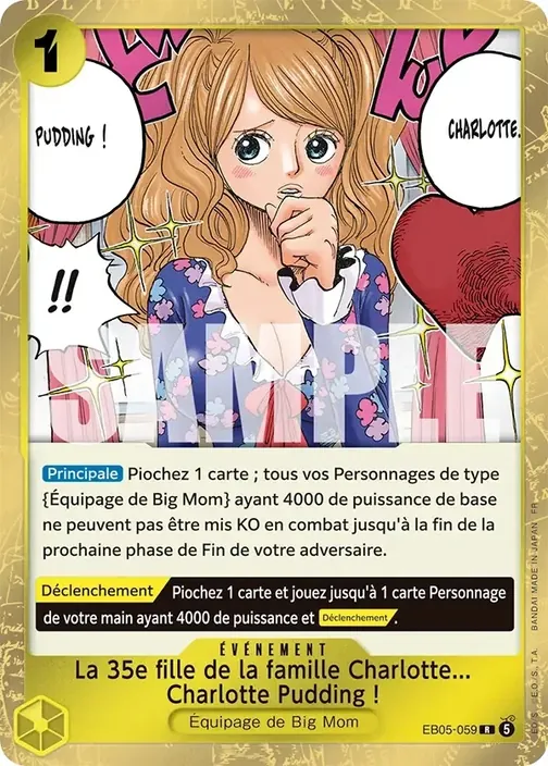 La 35e fille de la famille Charlotte... Charlotte Pudding ! EB05-059