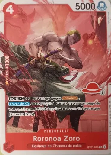 Carte One Piece française ST21-015 Roronoa Zoro