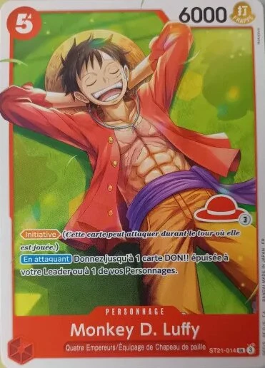 Carte One Piece française ST21-014 Monkey D. Luffy